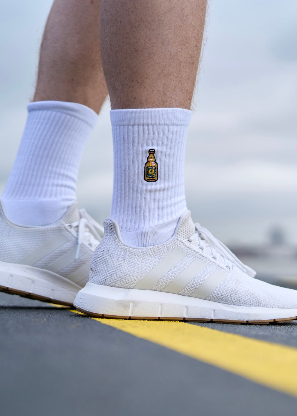 Bierknolle Socken - Weiß
