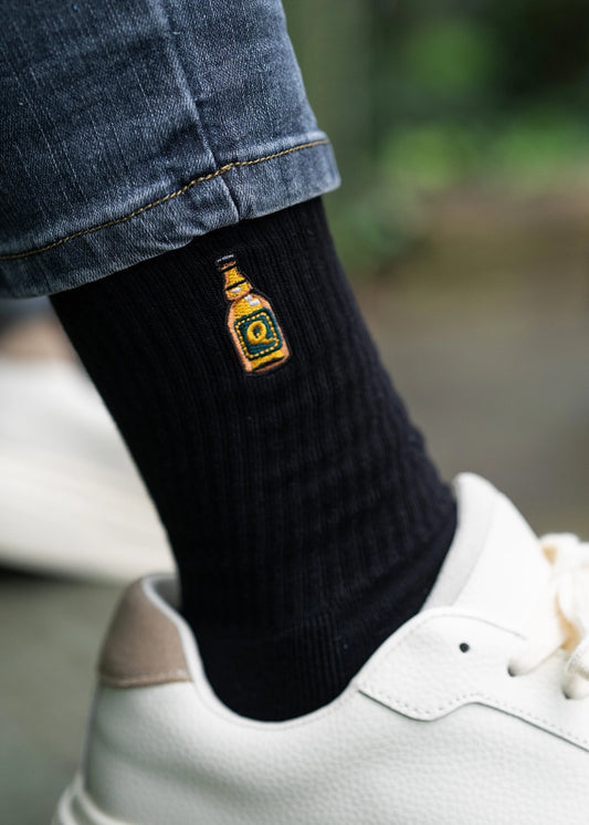 Bierknolle Socken - Schwarz