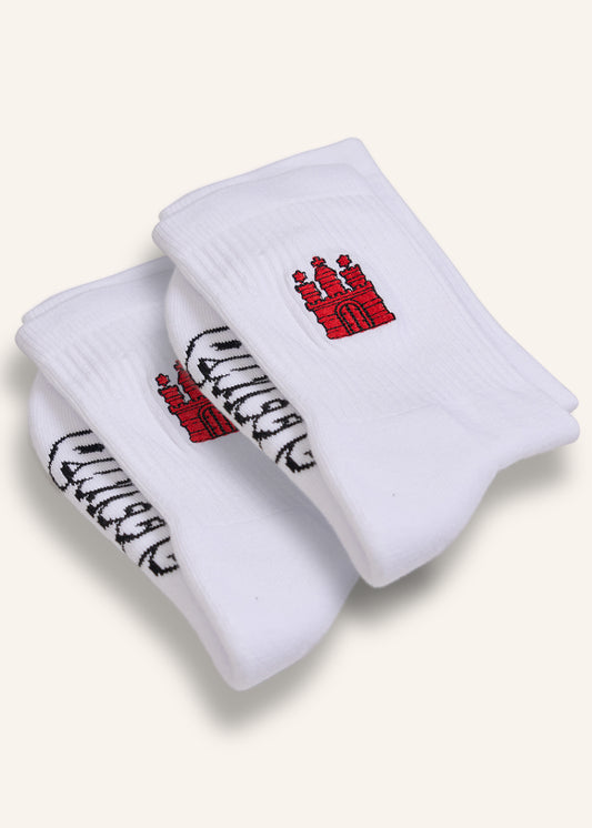 Hammaburg Socken - Weiß - 2 Paar