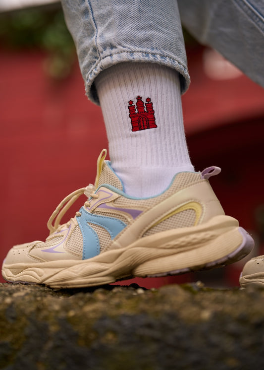 Hammaburg Socken - Weiß - 2 Paar