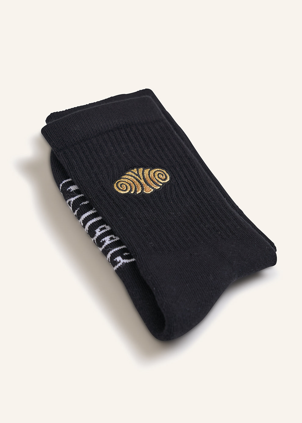 Franzbrötchen Socken - Schwarz