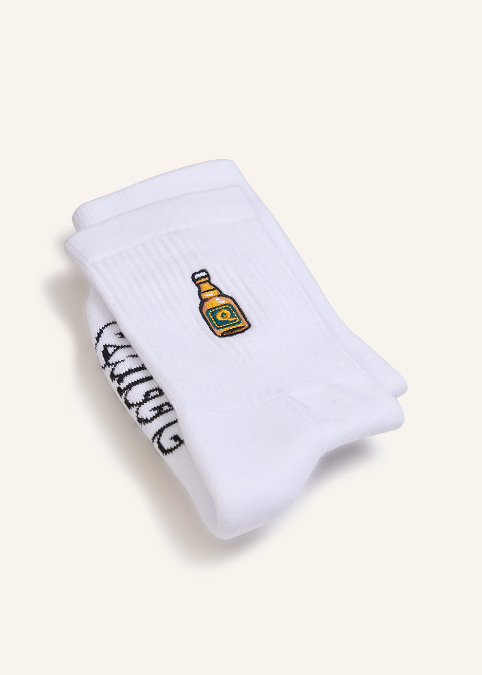Bierknolle Socken - Weiß