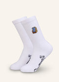 Strandkorb Socken - Weiß