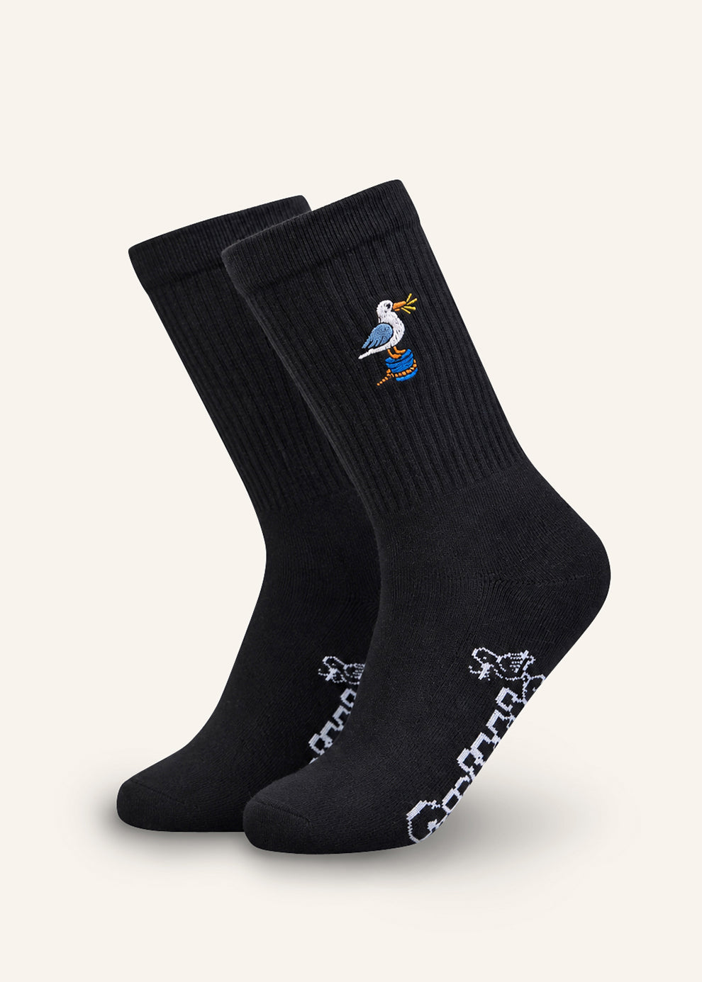 Möwe Socken - Schwarz