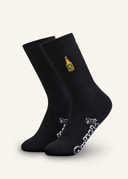 Bierknolle Socken - Schwarz