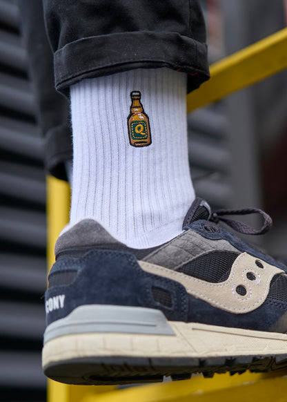 Bierknolle Socken - Weiß