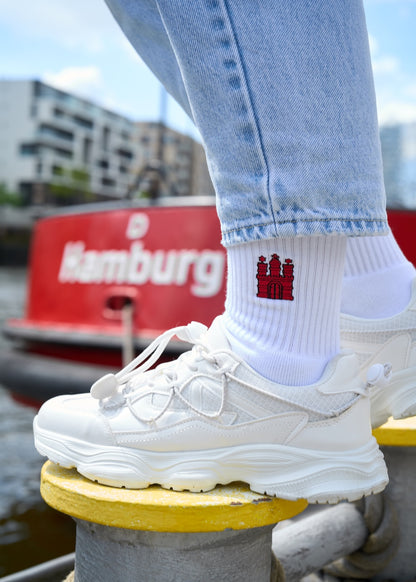 Hammaburg Socken - Weiß