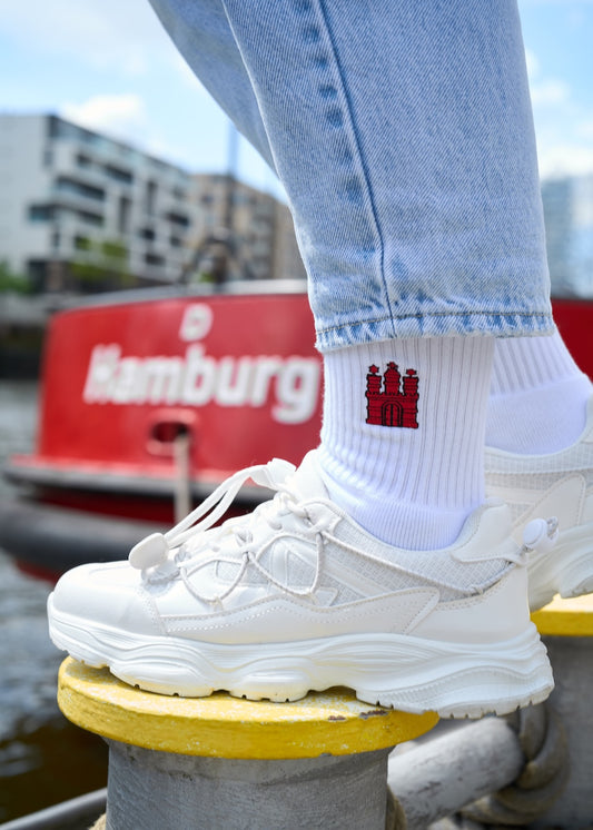 Hammaburg Socken - Weiß