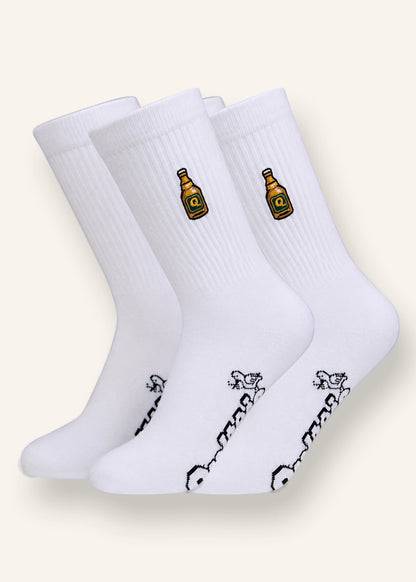 Bierknolle Socken - Weiß - 2 Paar