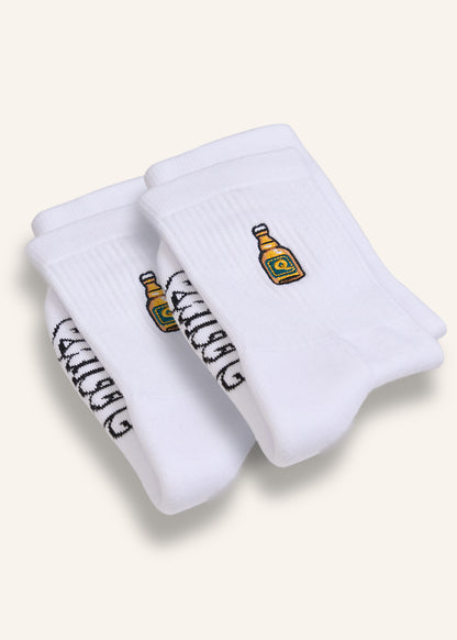 Bierknolle Socken - Weiß - 2 Paar