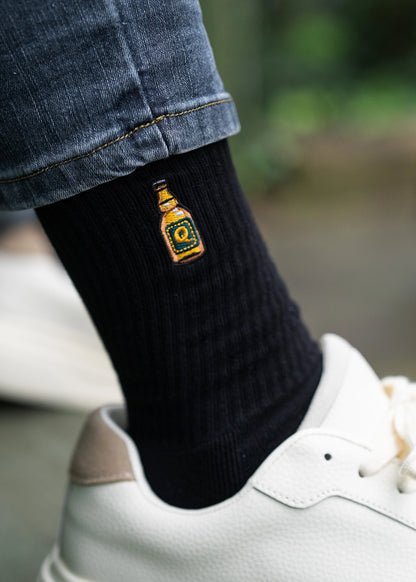 Bierknolle Socken - Schwarz