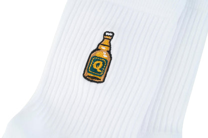 Bierknolle Socken - Weiß
