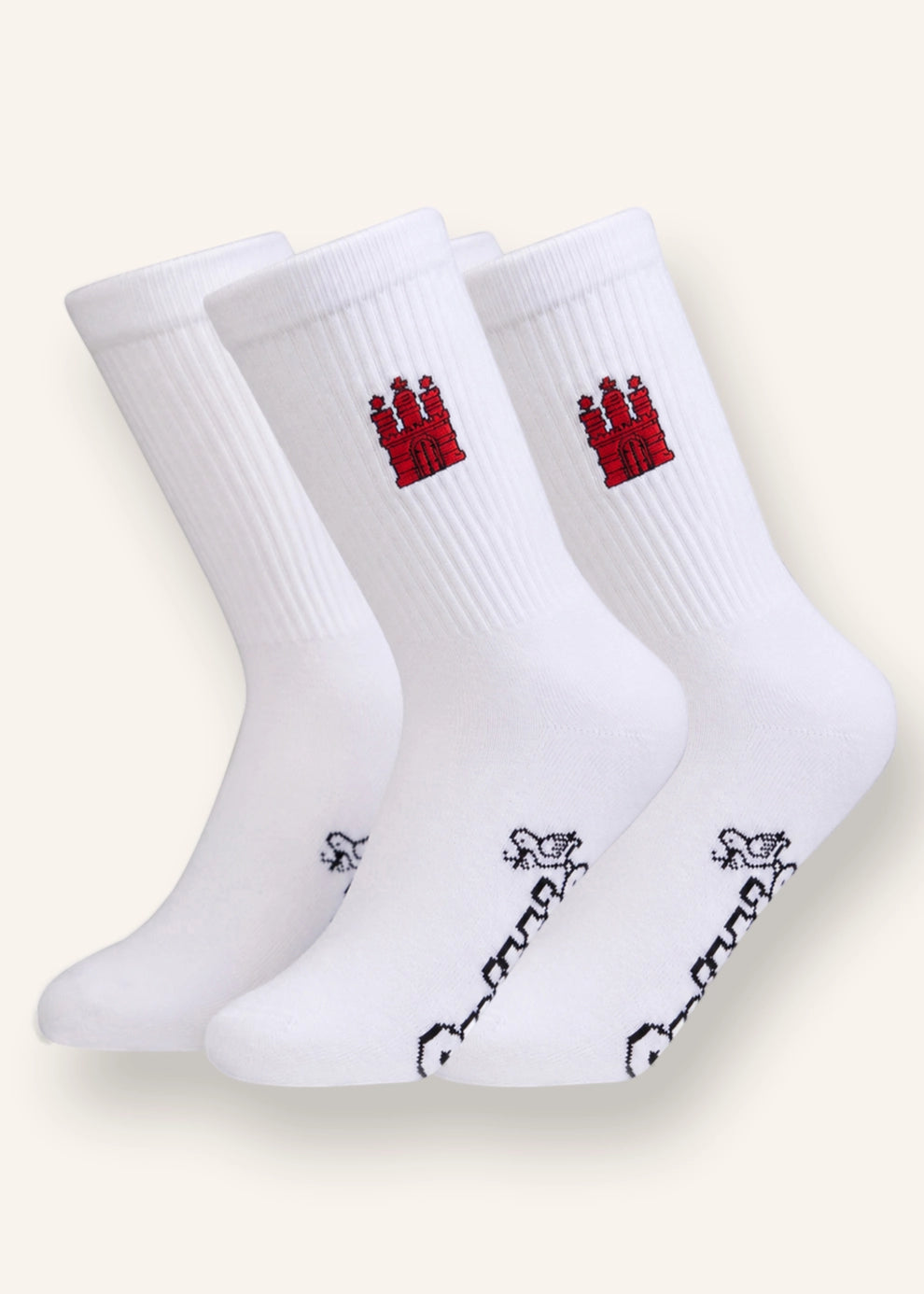 Hammaburg Socken - Weiß - 2 Paar
