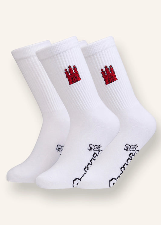 Hammaburg Socken - Weiß - 2 Paar