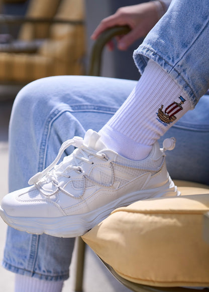 Kogge Socken - Weiß