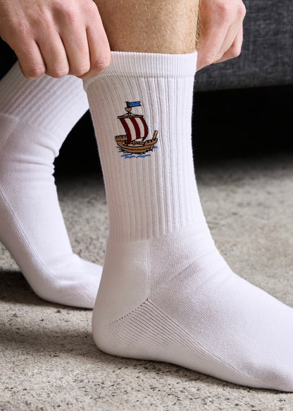 Kogge Socken - Weiß
