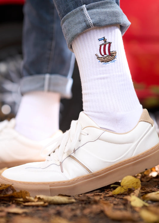 Kogge Socken - Weiß