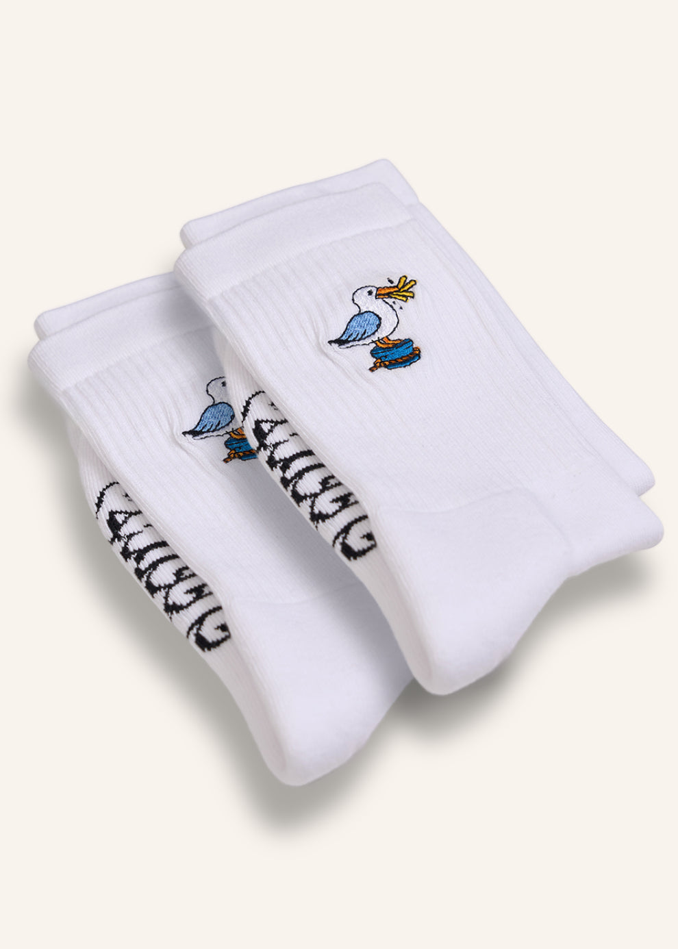 Möwe Socken - Weiß - 2 Paar