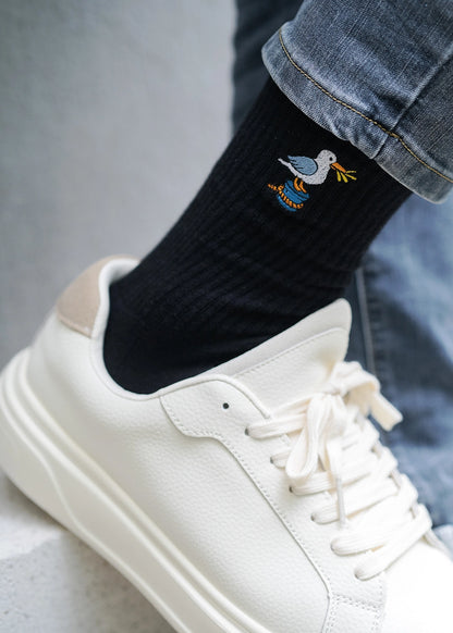 Möwe Socken - Schwarz