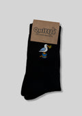 Möwe Socken - Schwarz