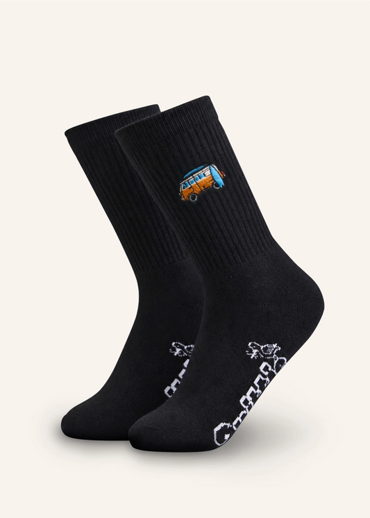 Surfer Van Socken - Schwarz