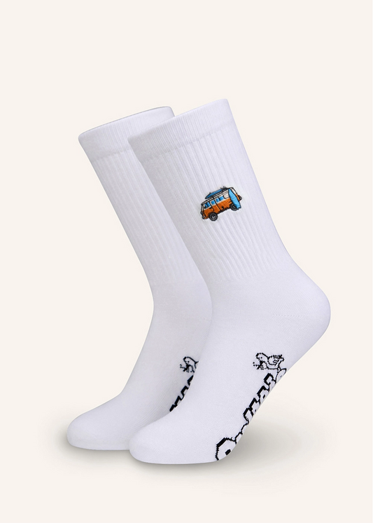 Surfer Van Socken - Weiß