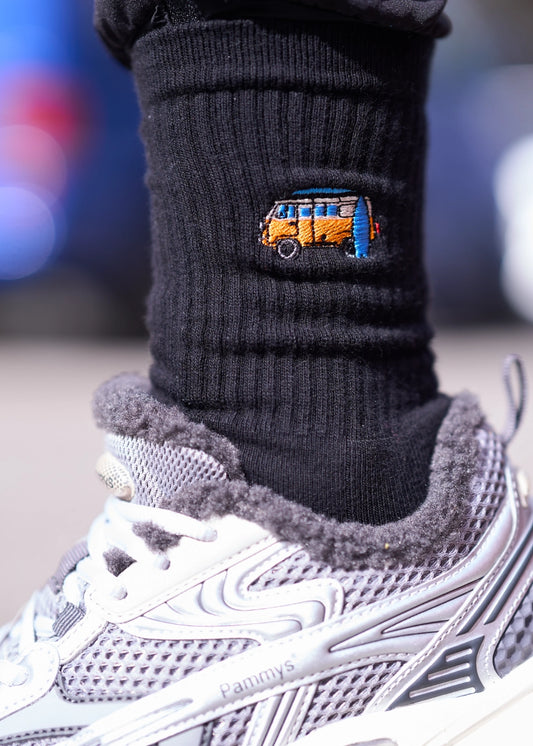 Surfer Van Socken - Schwarz